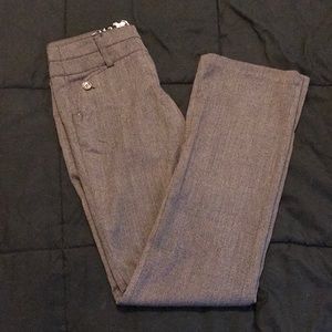 Heathered gray dress pant